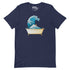 Bathtub Kanagawa Wave T-shirt Geek Nerd Advertise to Meta Design by Tobe Fonseca Funny Prints