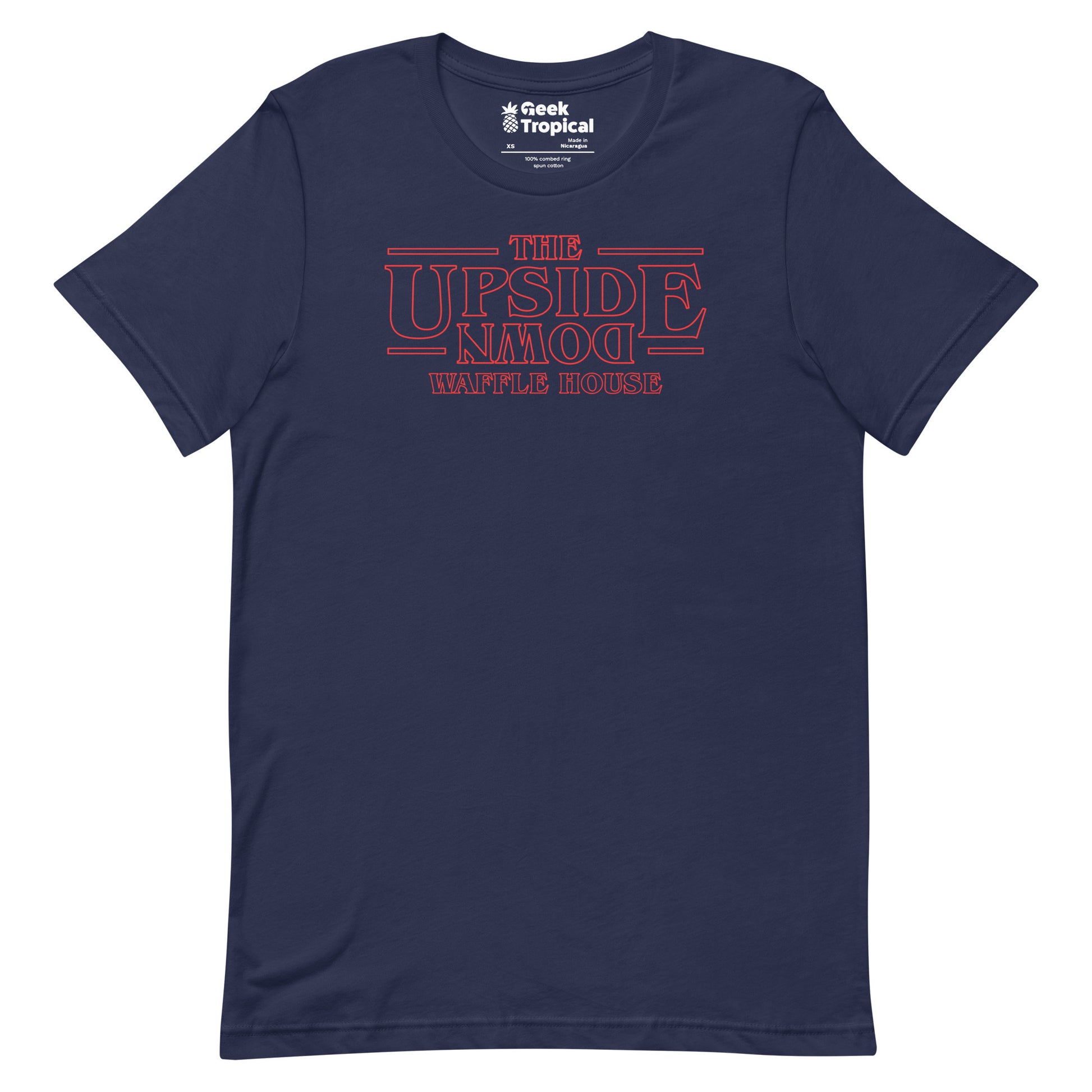 Upside Down Waffle House T-Shirt 10