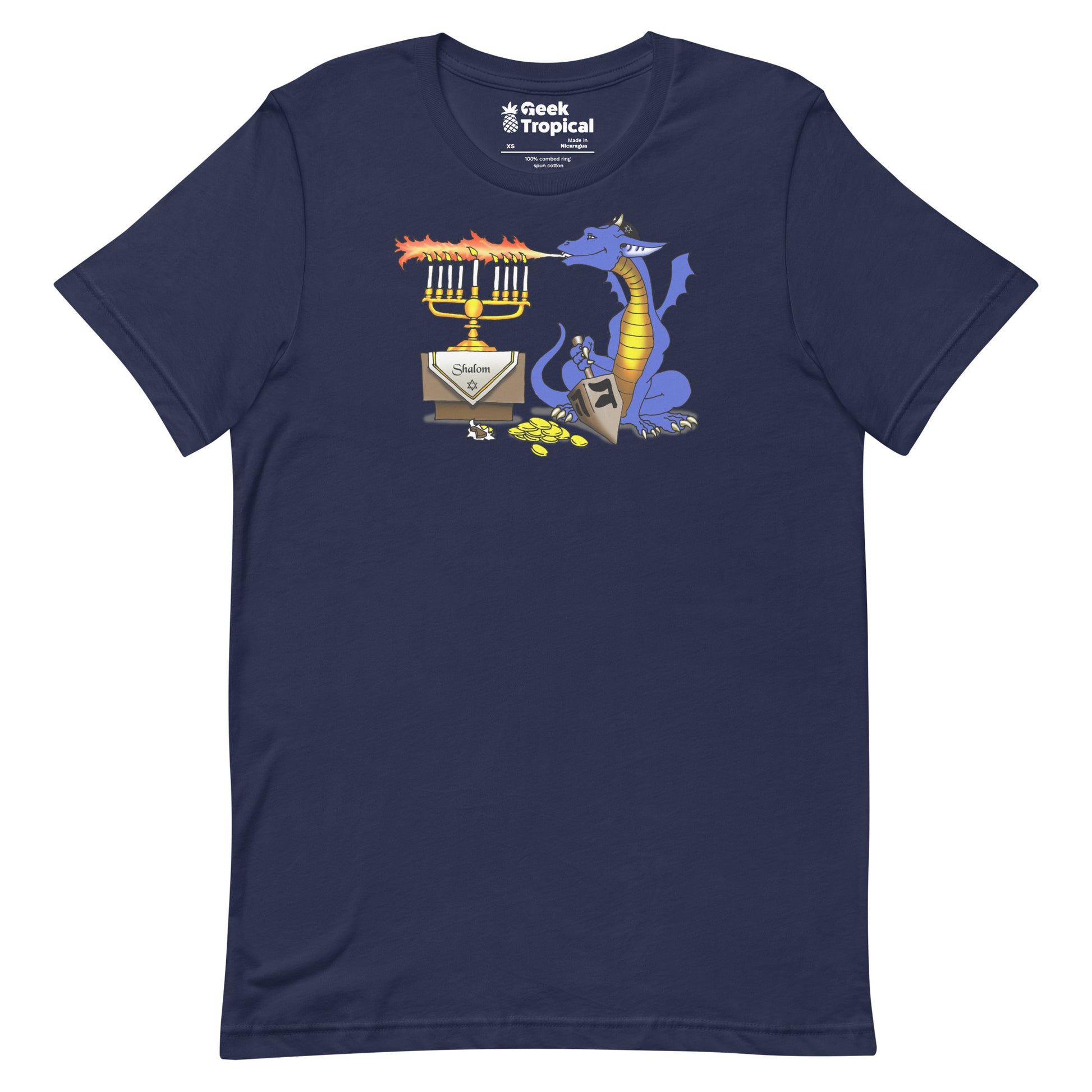 Menorah Dragon T-Shirt 9