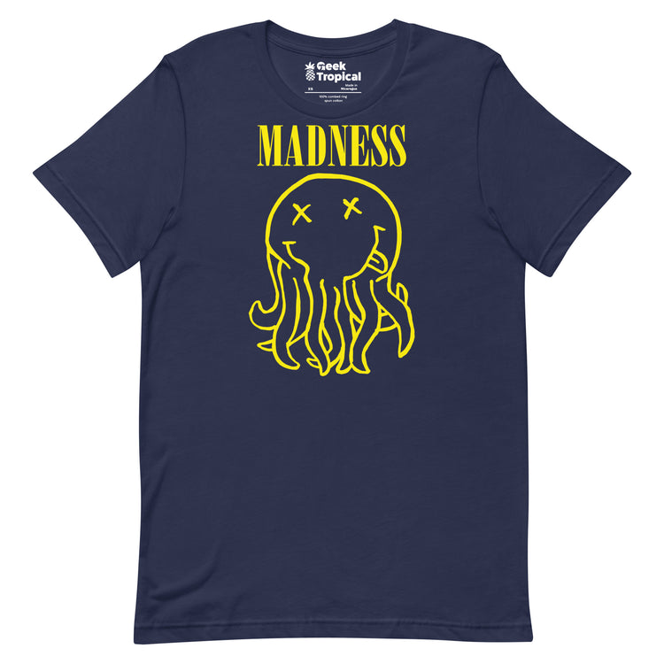 Madness T-Shirt Geek Nerd Advertise to Meta Fantasy Prints FLOW DESC WRITING