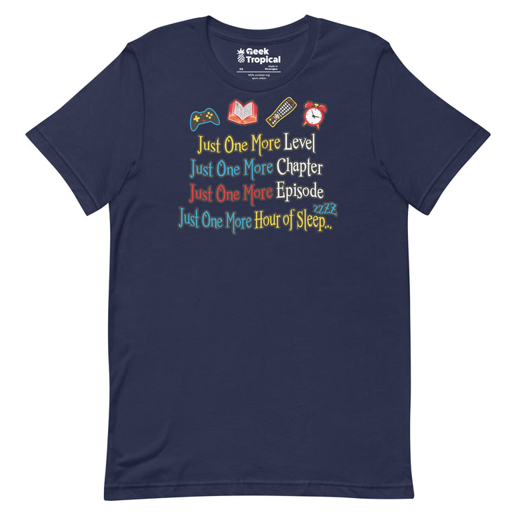 Just One More Nerd T-Shirt Geek Nerd Advertise to Meta Book Prints FLOW DESC WRITING