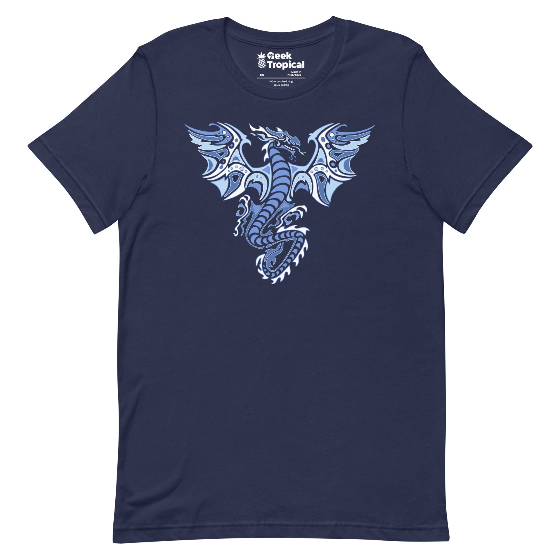 Ice Tribal Dragon T-Shirt 9