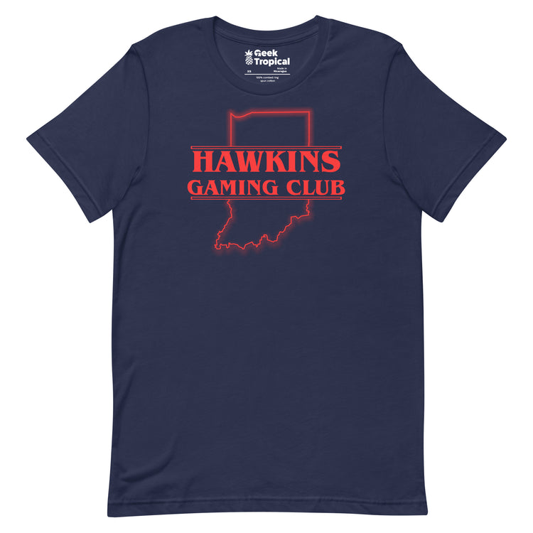 Hawkins Gaming Club T-Shirt Geek Nerd Advertise to Meta dnd & rpg print Fantasy Prints