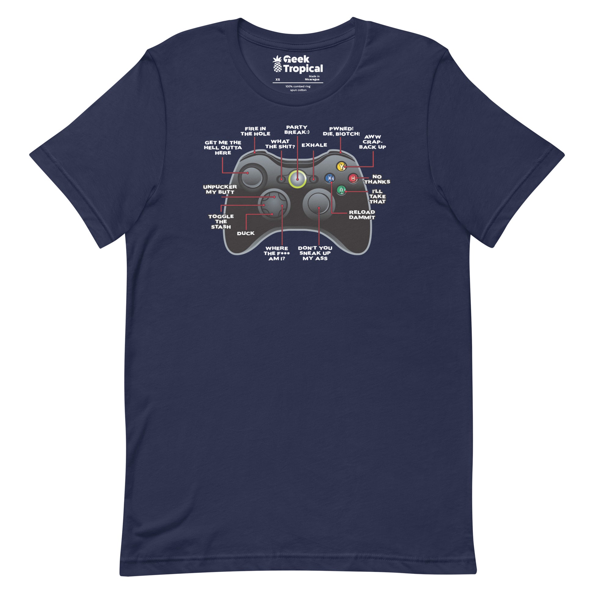 Game Controller How to Play T-Shirt 8