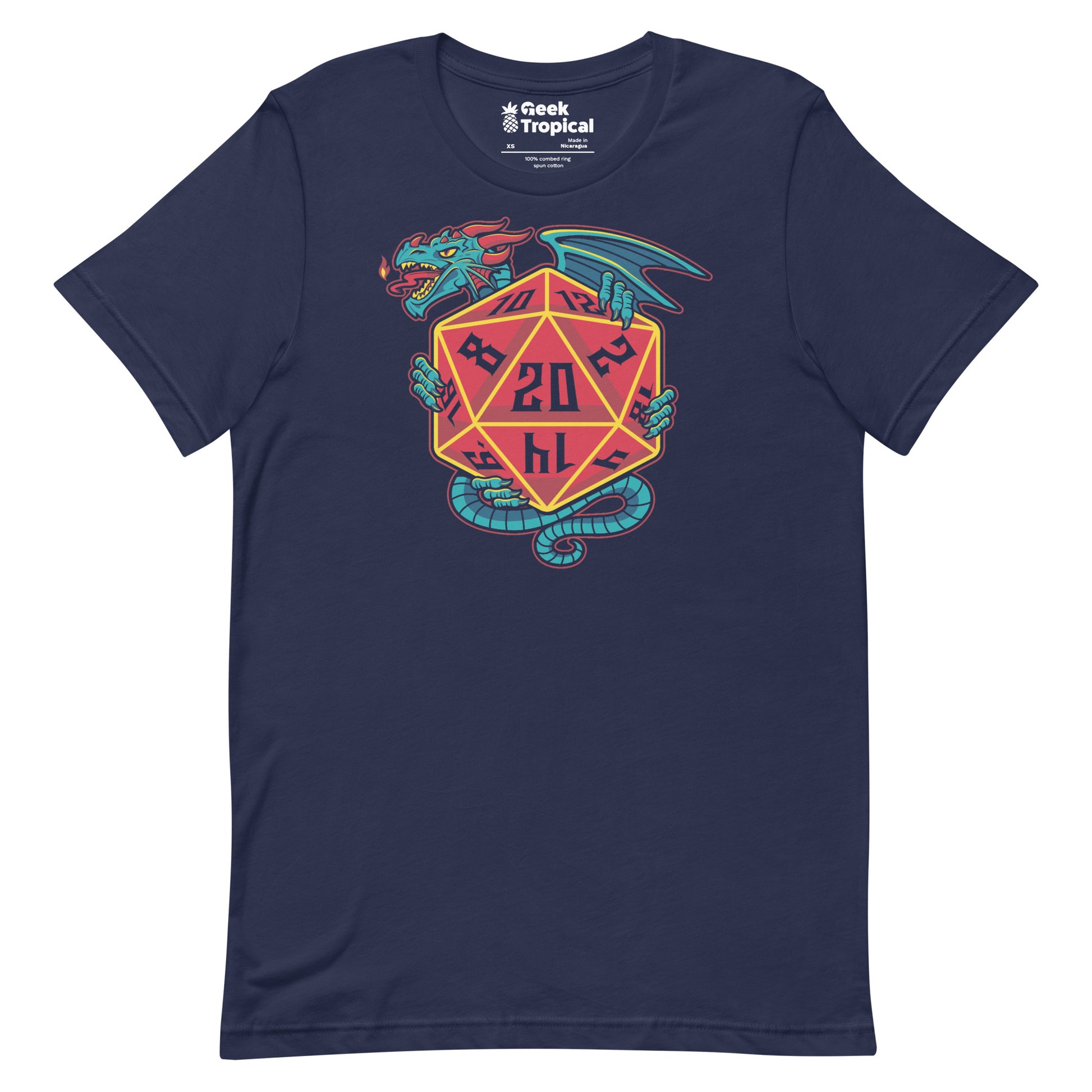 D20 Dice Dragon T-Shirt 10