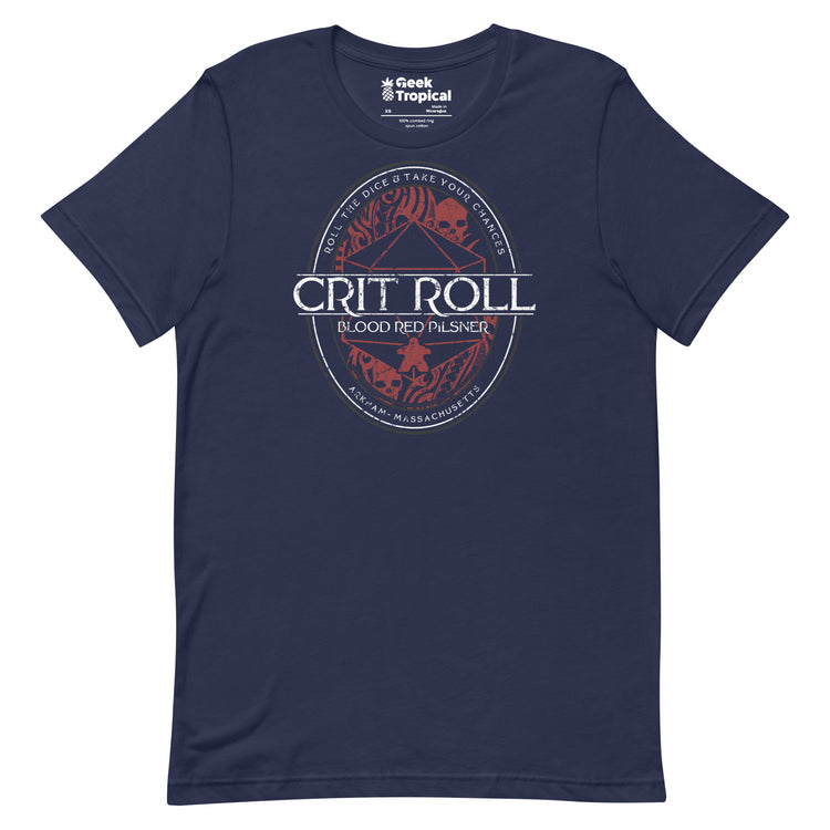 Arkham RPG Crit Roll T-Shirt Geek Nerd Advertise to Meta dnd & rpg print Fantasy Prints
