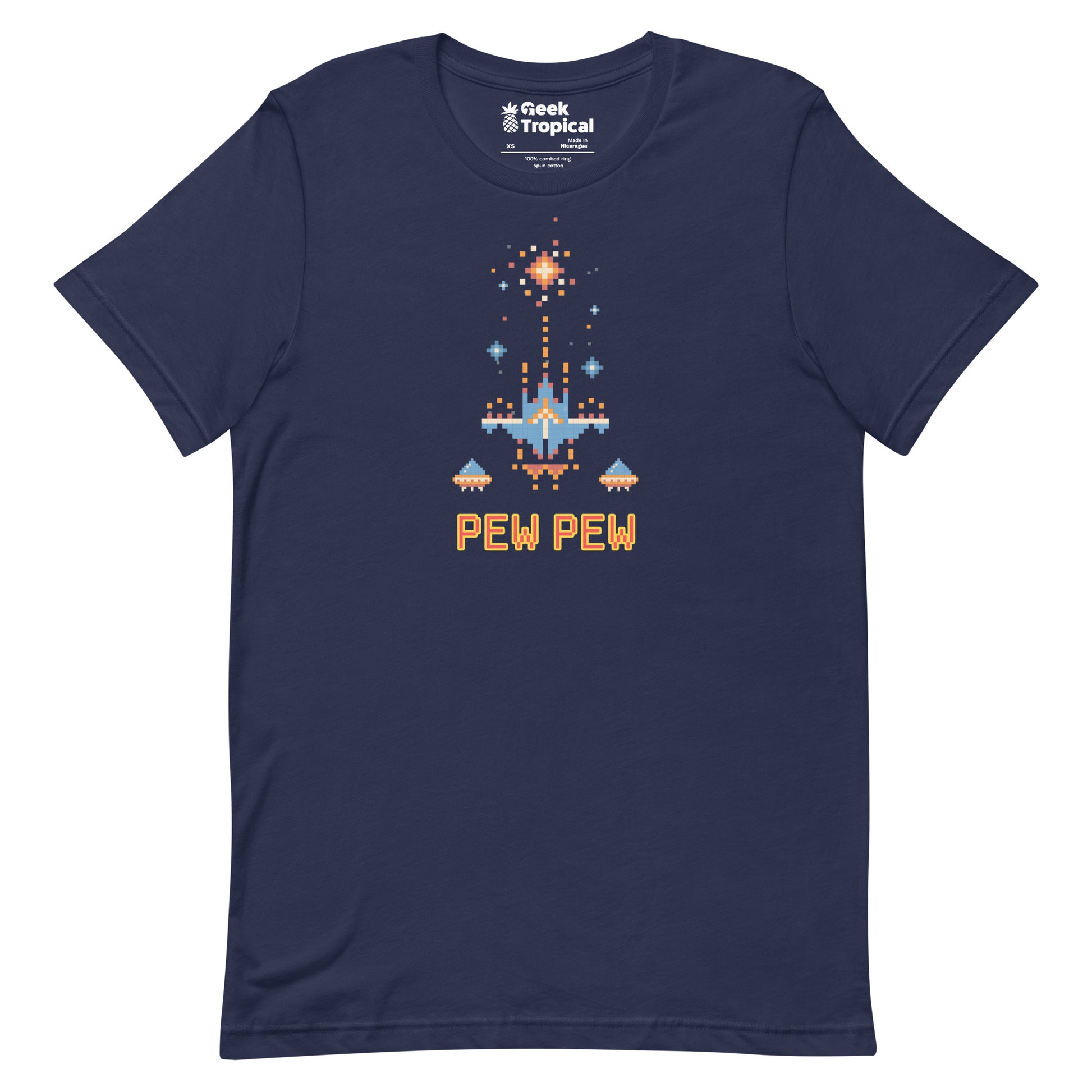 Pew Pew Retro Arcade T-Shirt 8