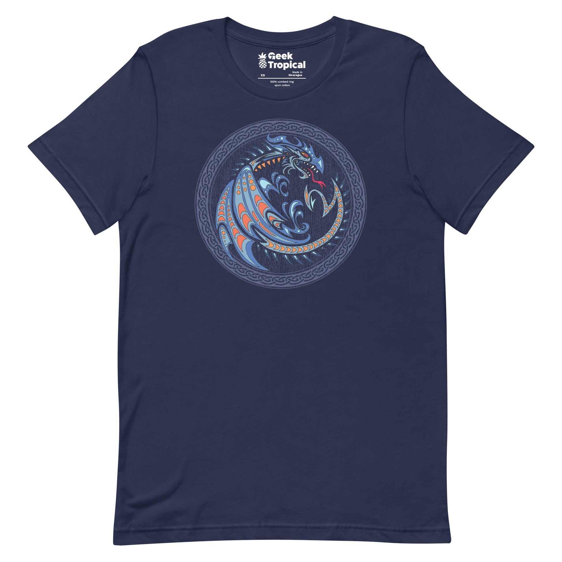 Tribal Dragon Crest T-Shirt 9