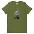 Astronaut Escaping Skeletons T-Shirt Geek Nerd Design by Tobe Fonseca Fantasy Prints FLOW DESC WRITING