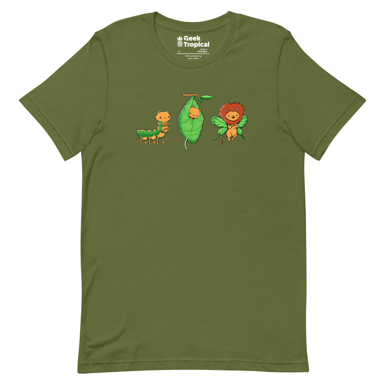 Cat - Erpillar T-Shirt Geek Nerd Animal Patterns Design by Tobe Fonseca Fantasy Prints