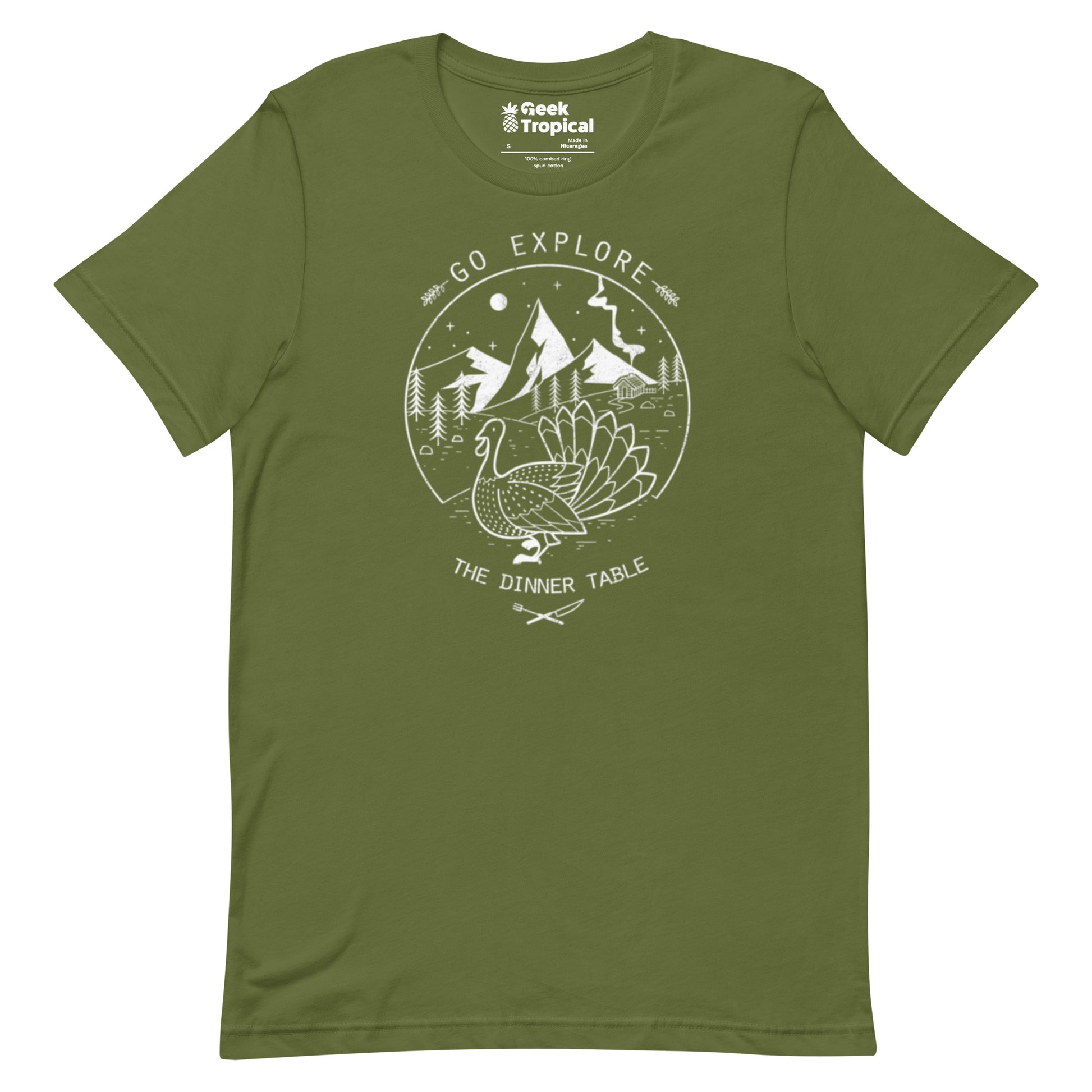 Explore Thanksgiving Dinner T-Shirt Geek Nerd