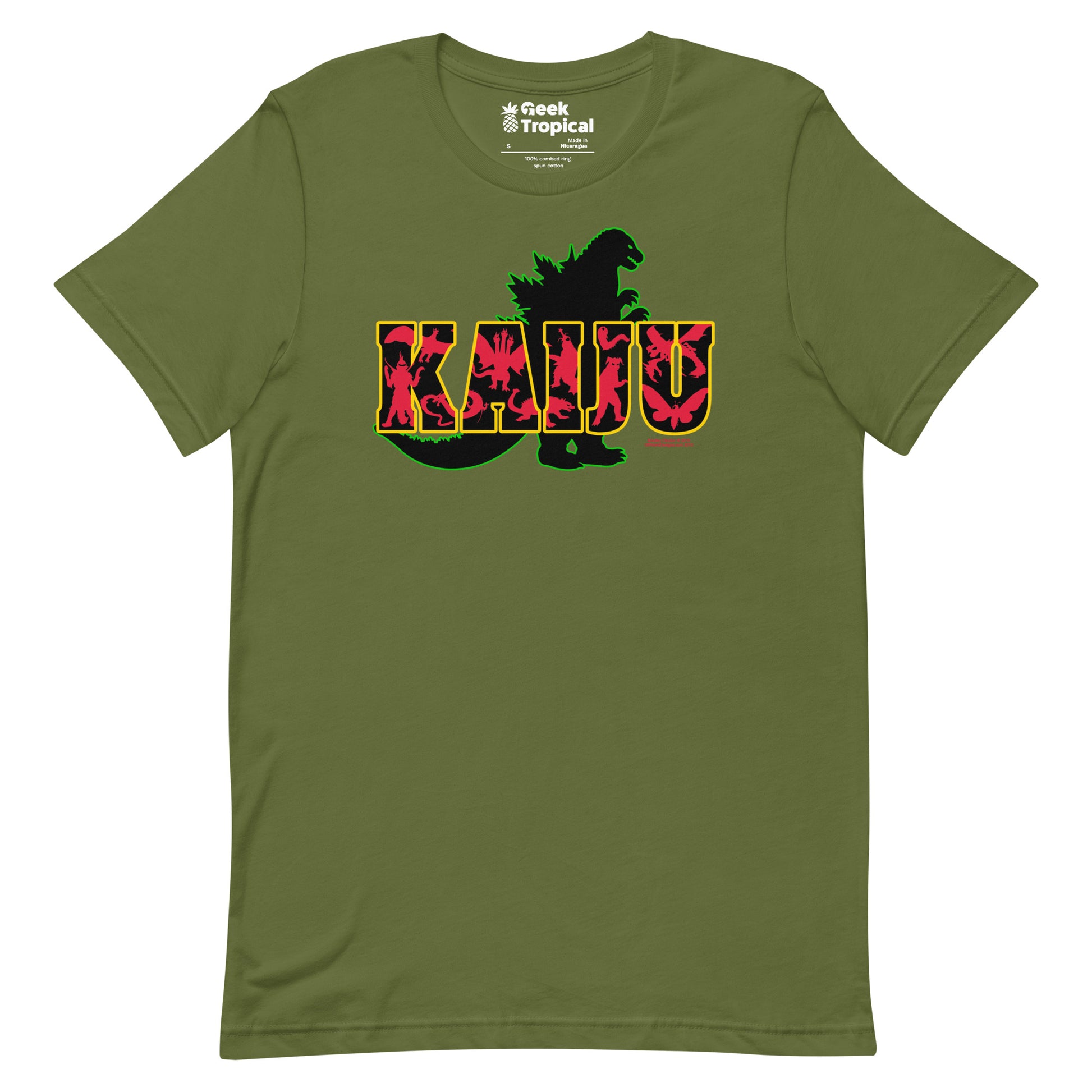 Kaiju BC t-shirt Geek Nerd Advertise to Meta Anime dinosaur print