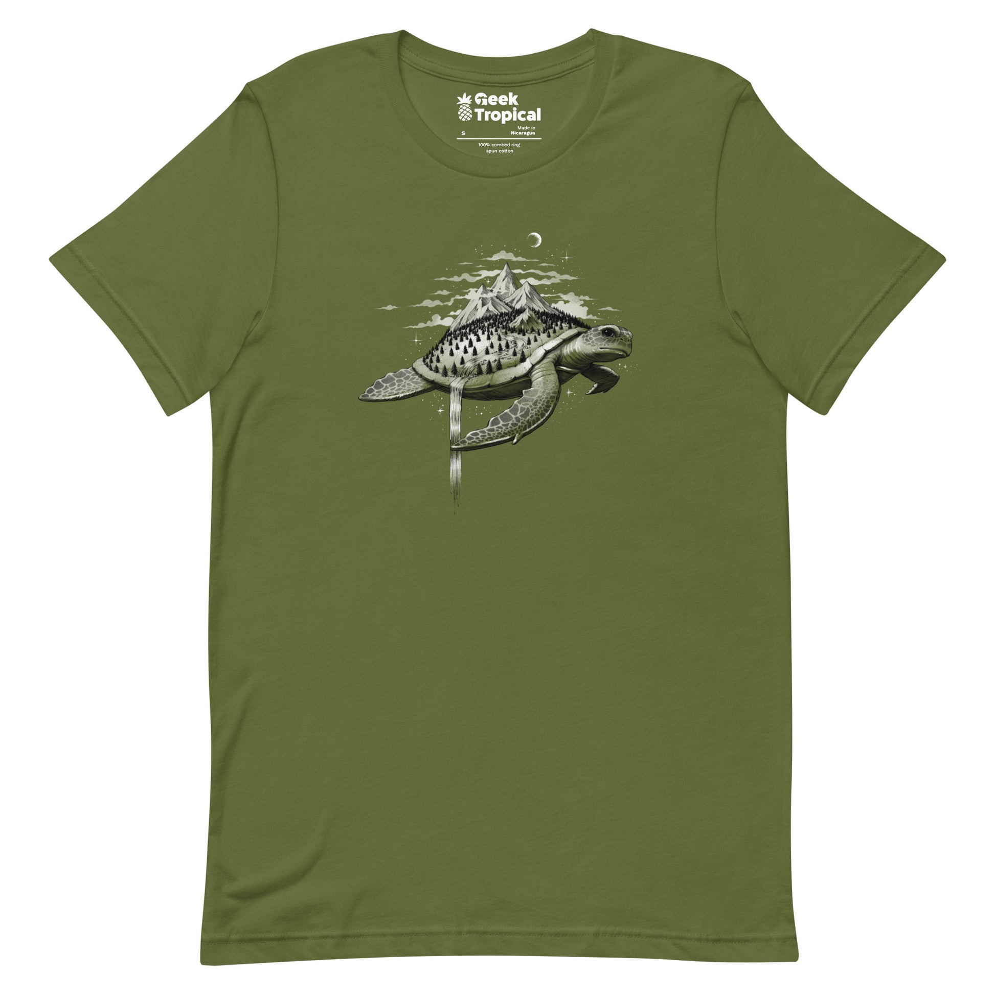 Adventure Turtle T-Shirt Geek Nerd Advertise to Meta Animal Patterns Design by Tobe Fonseca
