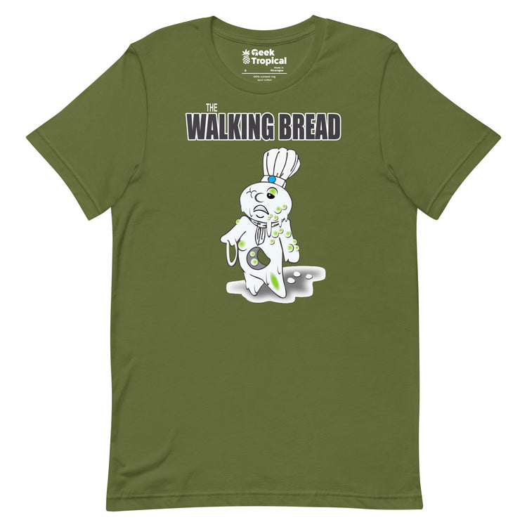 The Walking Bread T-Shirt Geek Nerd Advertise to Meta Fantasy Prints FLOW DESC WRITING