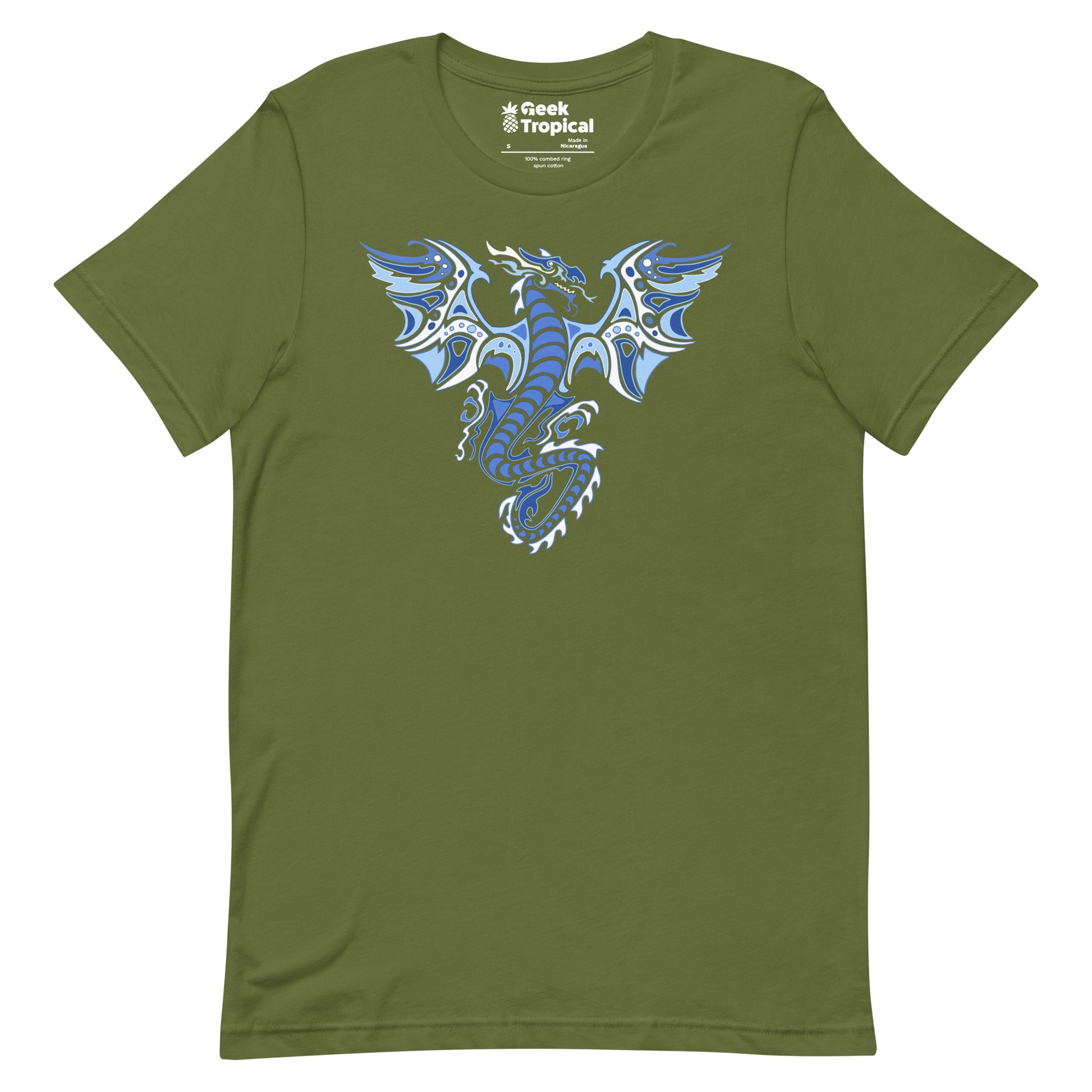 Ice Tribal Dragon T-Shirt 10