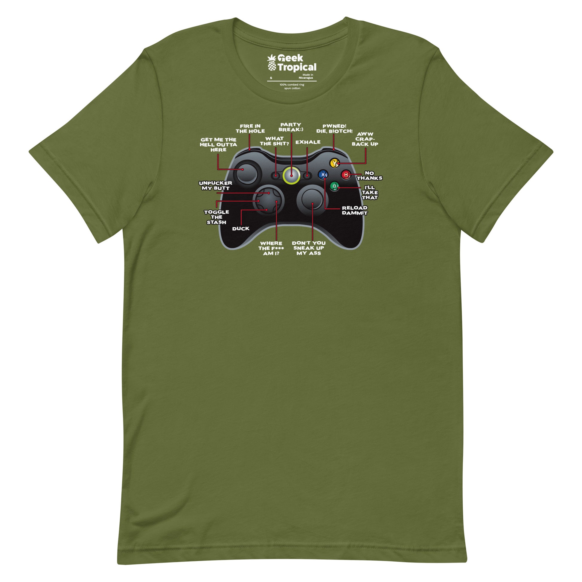 Game Controller How to Play T-Shirt 9