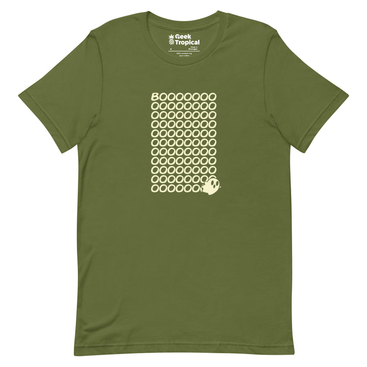 Boo Ghost T-Shirt Geek Nerd Advertise to Meta Design by Tobe Fonseca Fantasy Prints