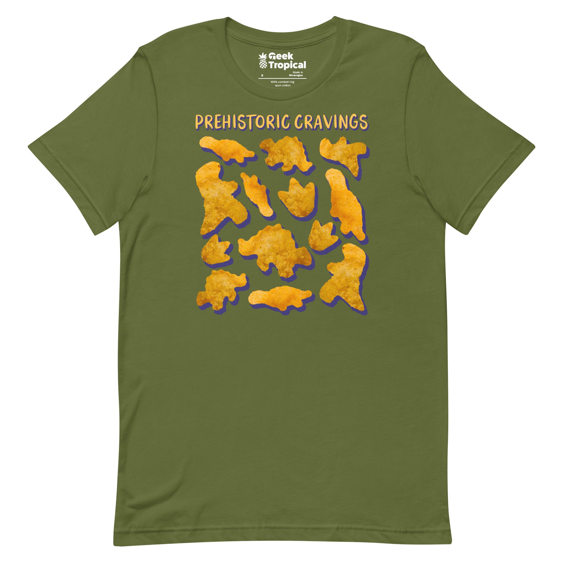 Prehistoric Cravings Dinosaur Chicken Nuggets T-Shirt 12
