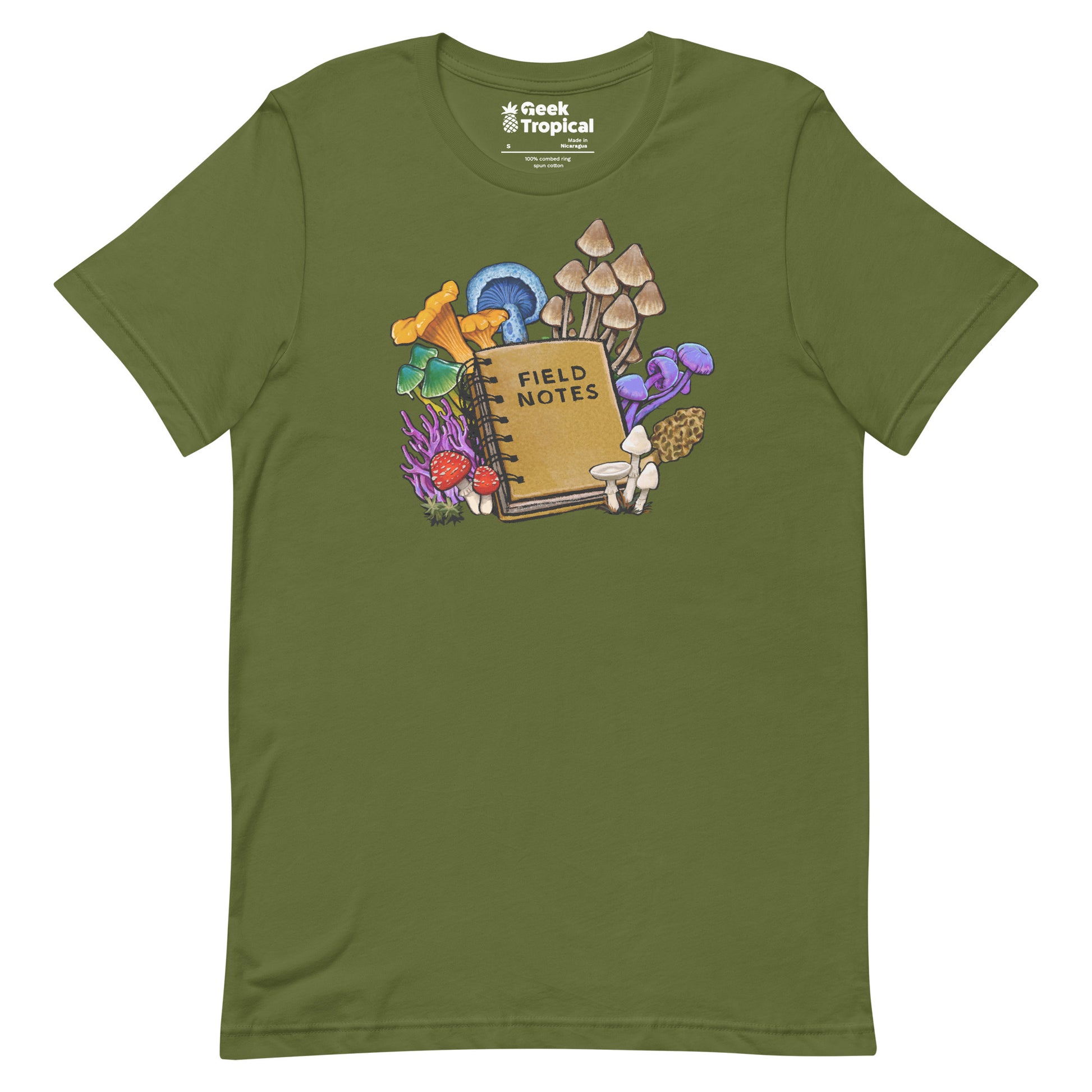 Mushroom Field Notes T-Shirt 11