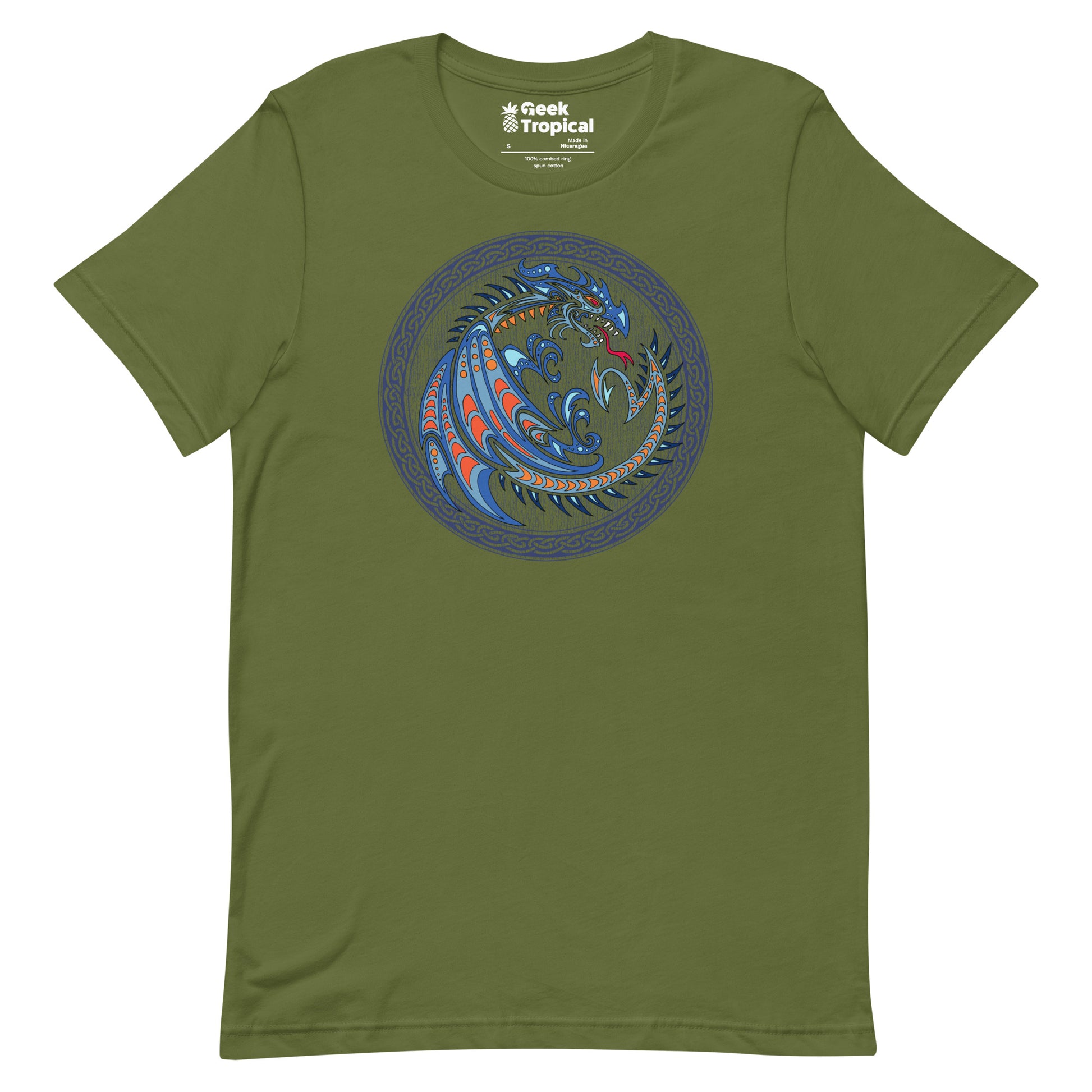 Tribal Dragon Crest T-Shirt 12