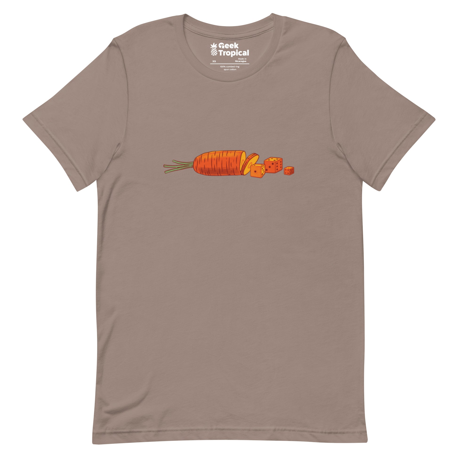 Diced Carrots T-Shirt Geek Nerd board game print Botany Print Design by Tobe Fonseca