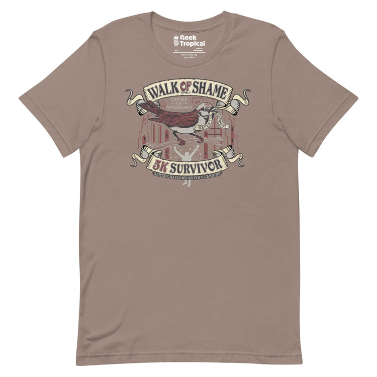 Walk of Shame T-Shirt Geek Nerd Advertise to Meta FLOW DESC WRITING Funny Prints