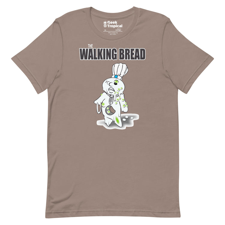 The Walking Bread T-Shirt Geek Nerd Advertise to Meta Fantasy Prints FLOW DESC WRITING