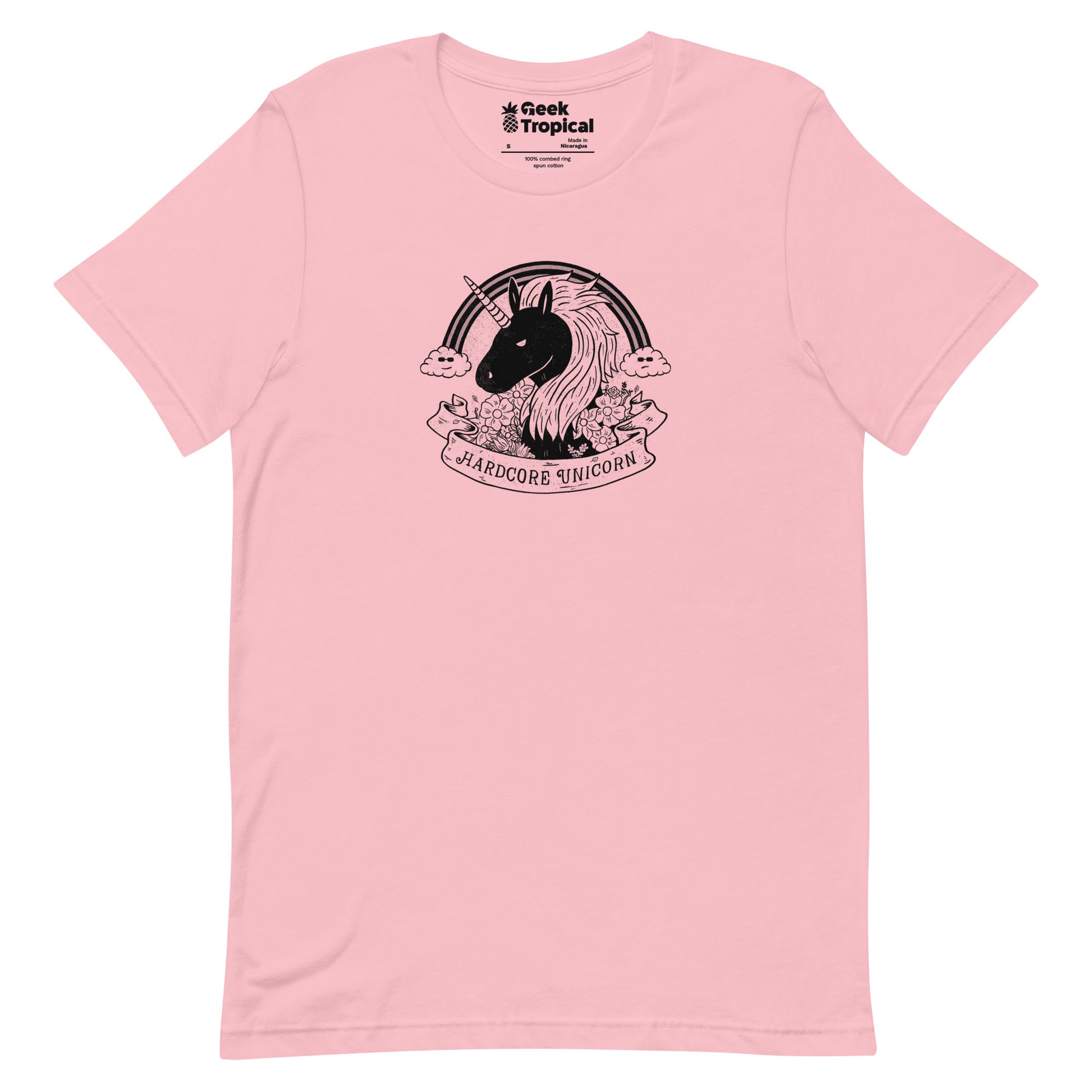 Hardcore Unicorn T-Shirt Geek Nerd Advertise to Meta Animal Patterns Design by Tobe Fonseca