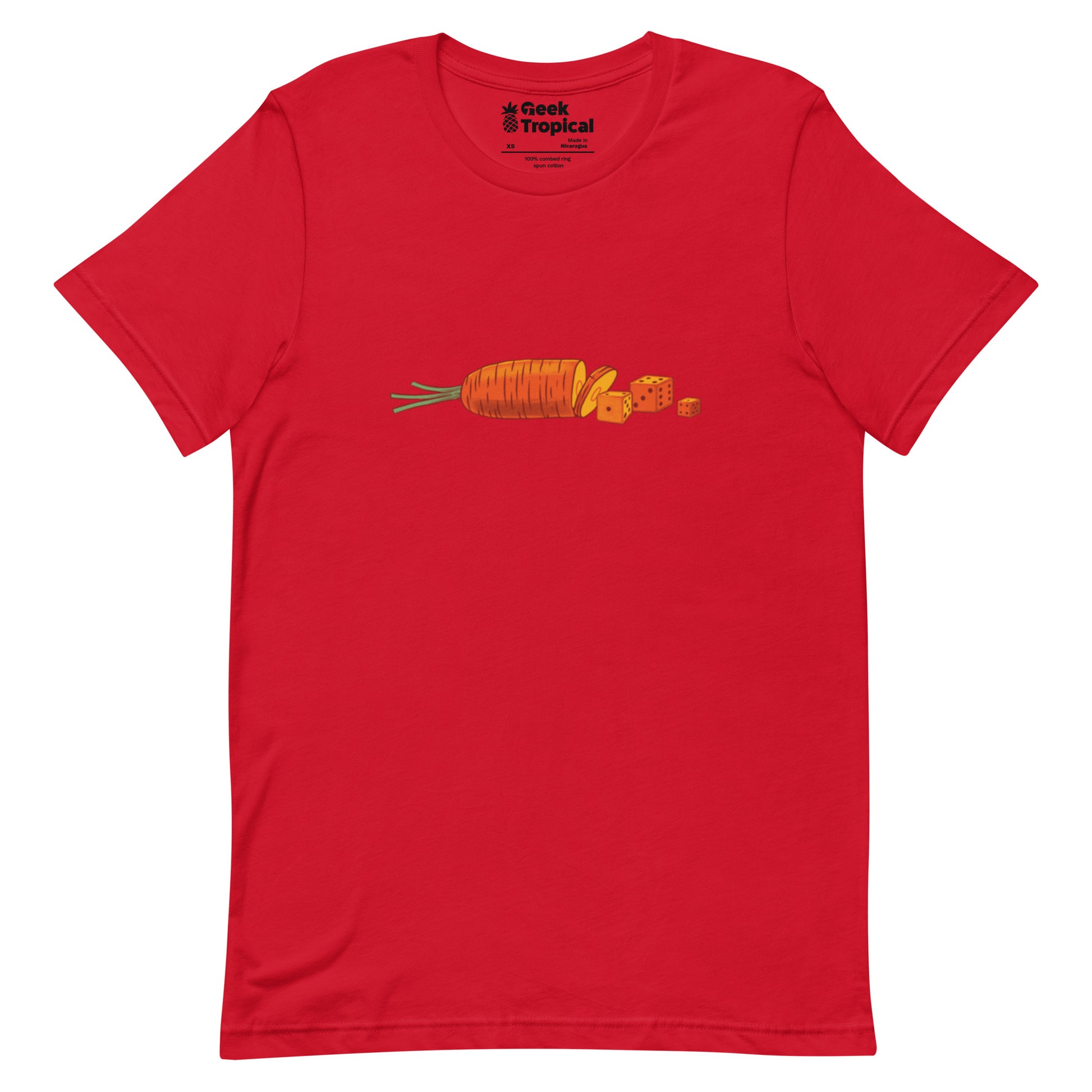Diced Carrots T-Shirt Geek Nerd board game print Botany Print Design by Tobe Fonseca