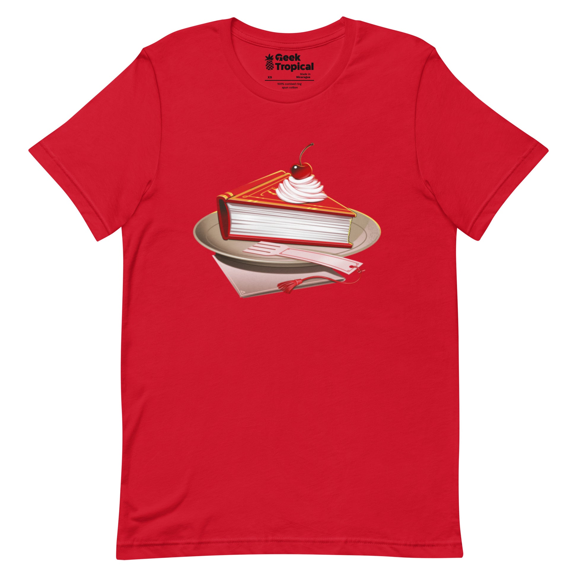 Pie Book T-Shirt Geek Nerd