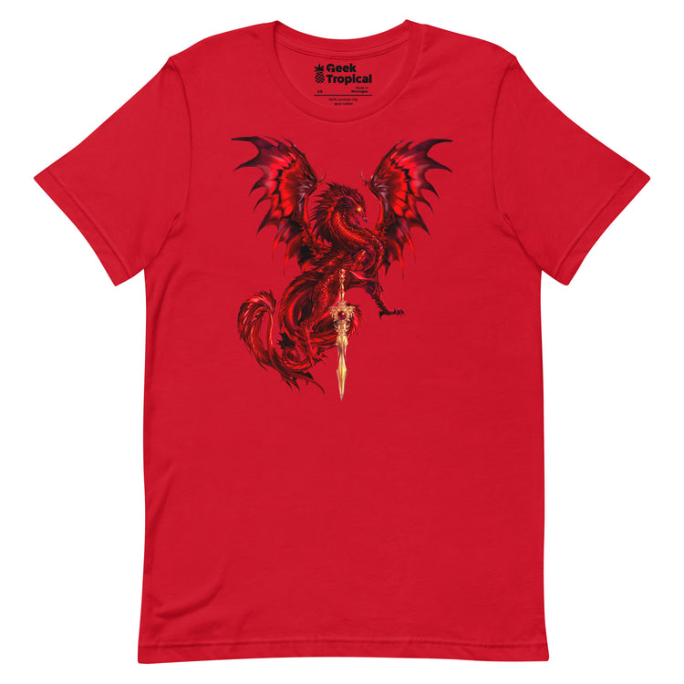 Dragonblade BLOODBLADE T-Shirt Geek Nerd Advertise to Meta Design by Ruth Thompson Fantasy Prints