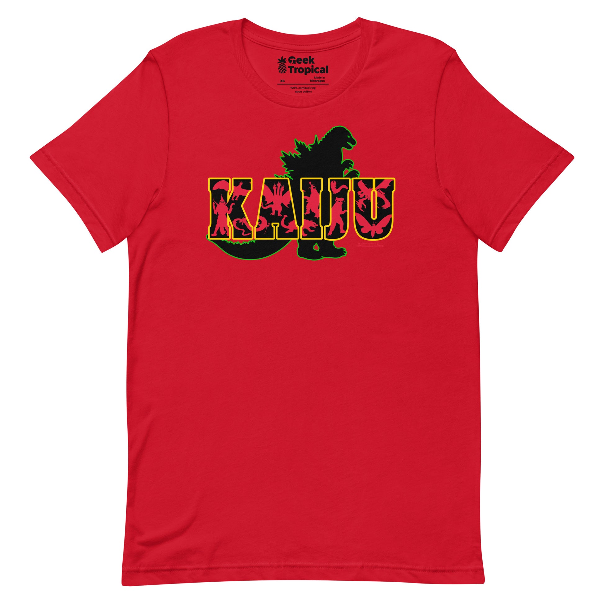 Kaiju BC t-shirt Geek Nerd Advertise to Meta Anime dinosaur print
