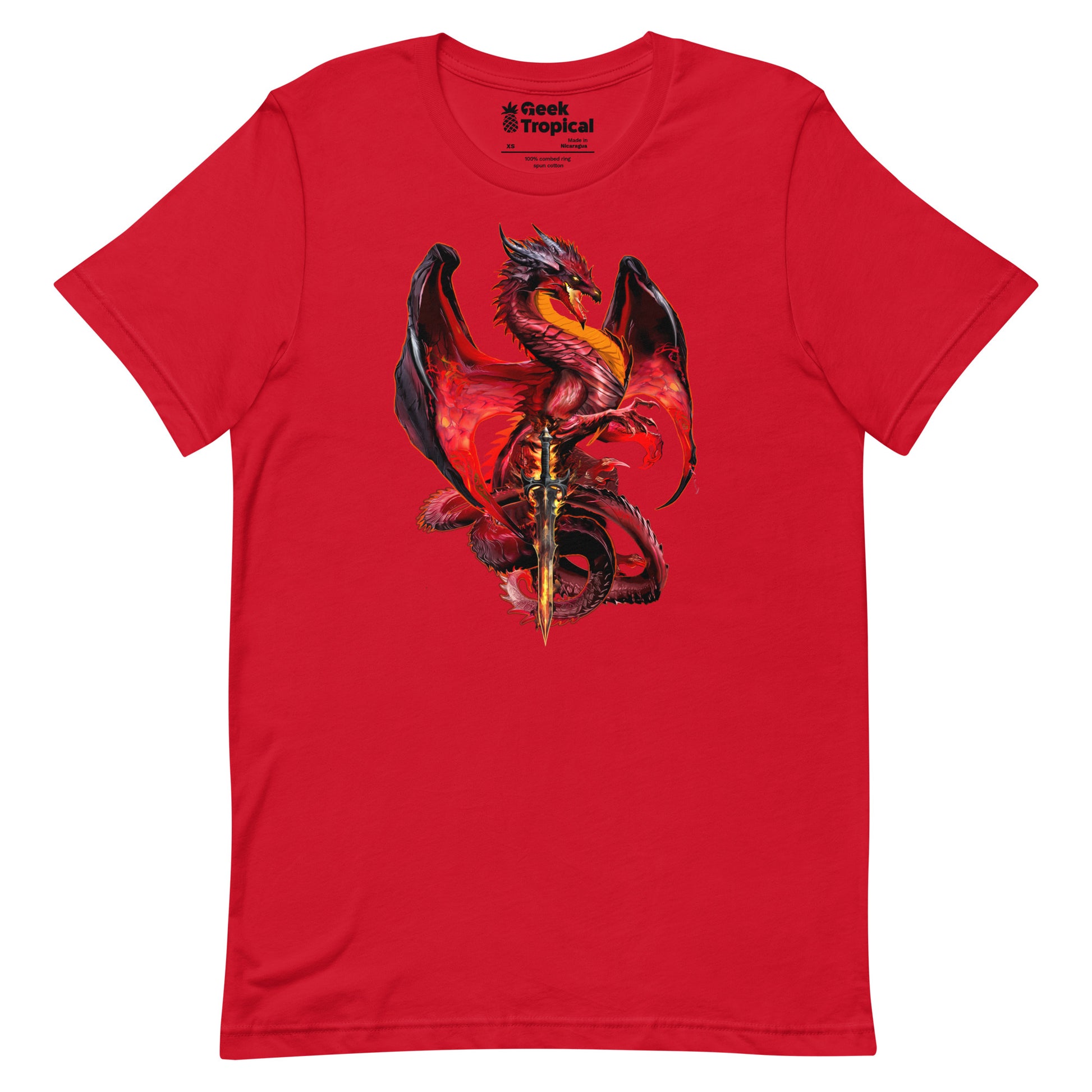 Dragonblade WRATHBLADE T-Shirt Geek Nerd Advertise to Meta Design by Ruth Thompson dnd & rpg print