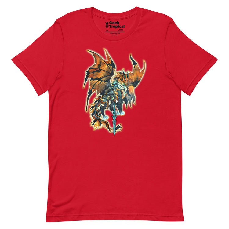 Dragonblade THUNDERBLADE OG T-Shirt Geek Nerd Advertise to Meta Design by Ruth Thompson Fantasy Prints