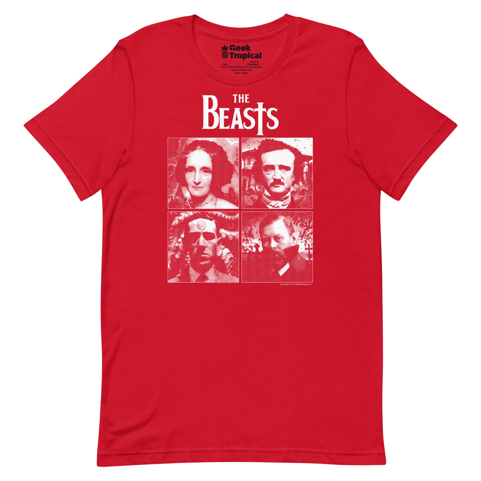 The Beasts t-shirt Geek Nerd Advertise to Meta Animal Patterns FLOW DESC WRITING