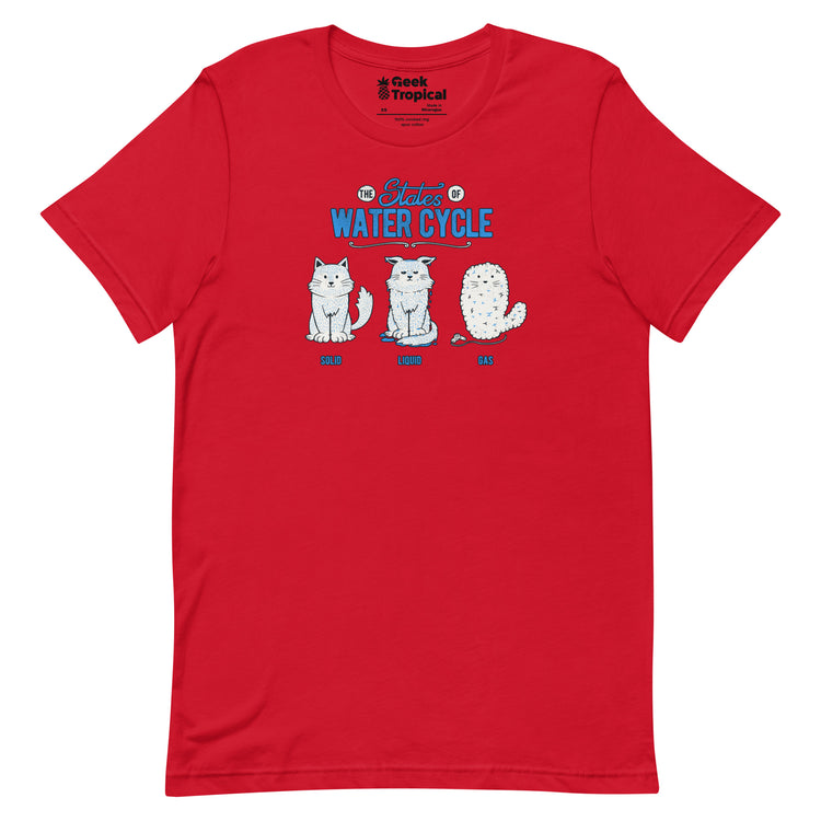 The States of the Water Cycle T-Shirt Geek Nerd Advertise to Meta Animal Patterns Design by Tobe Fonseca