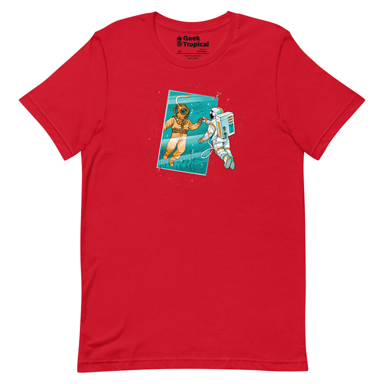 The Other Side of The Mirror T-Shirt Geek Nerd Advertise to Meta Design by Tobe Fonseca FLOW DESC WRITING