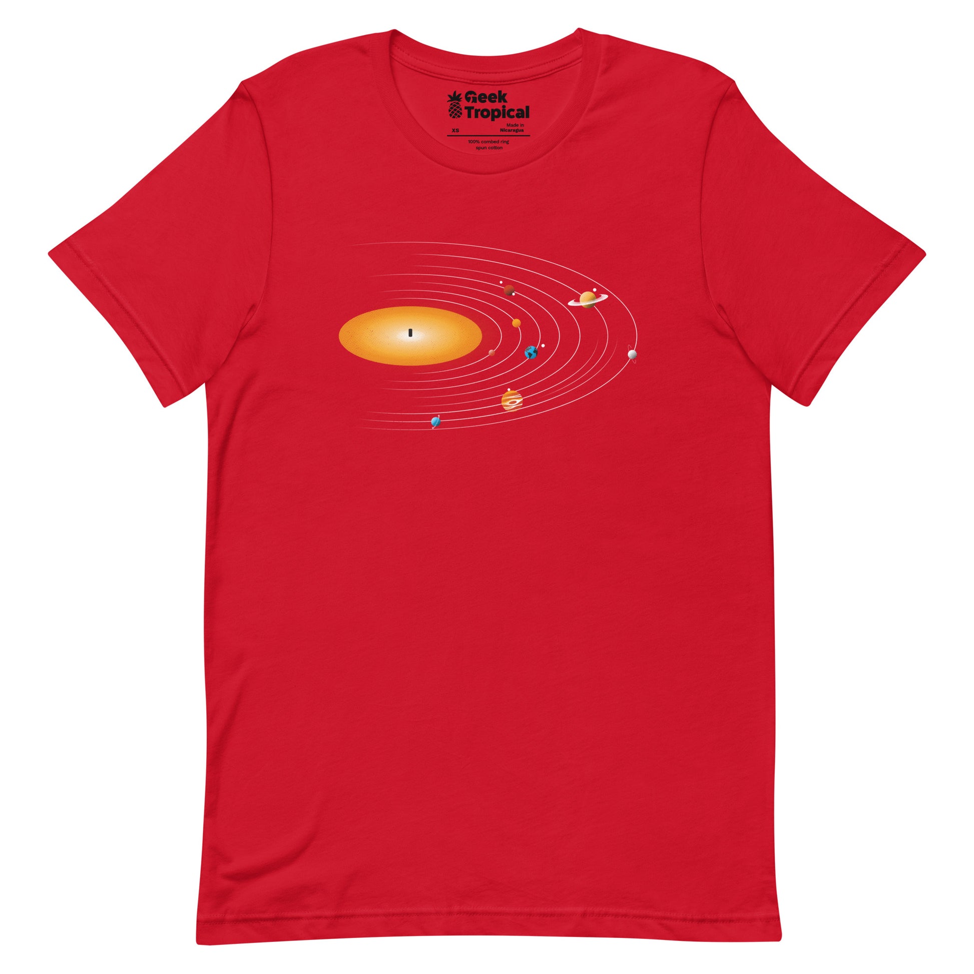 Solar System Vinyl Music T-Shirt 10