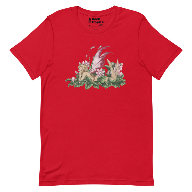 Amy Brown Primrose T-Shirt Geek Nerd Advertise to Meta Botany Print Design by Amy Brown