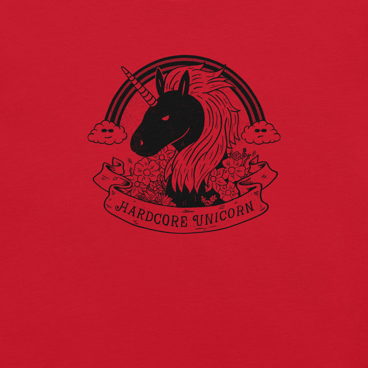 Hardcore Unicorn T-Shirt Geek Nerd Advertise to Meta Animal Patterns Design by Tobe Fonseca