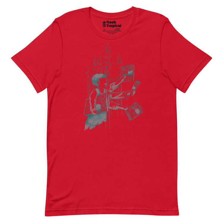 Extra Extra Extra T-Shirt Geek Nerd Advertise to Meta Design by Tobe Fonseca FLOW DESC WRITING
