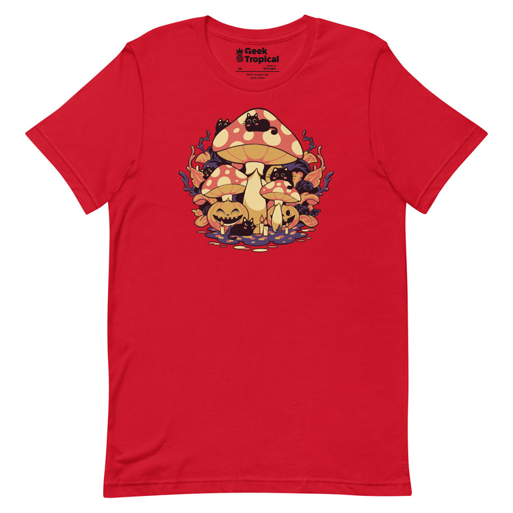 Cogumiaus Halloween Cats T-Shirt Geek Nerd Advertise to Meta Animal Patterns Design by Tobe Fonseca