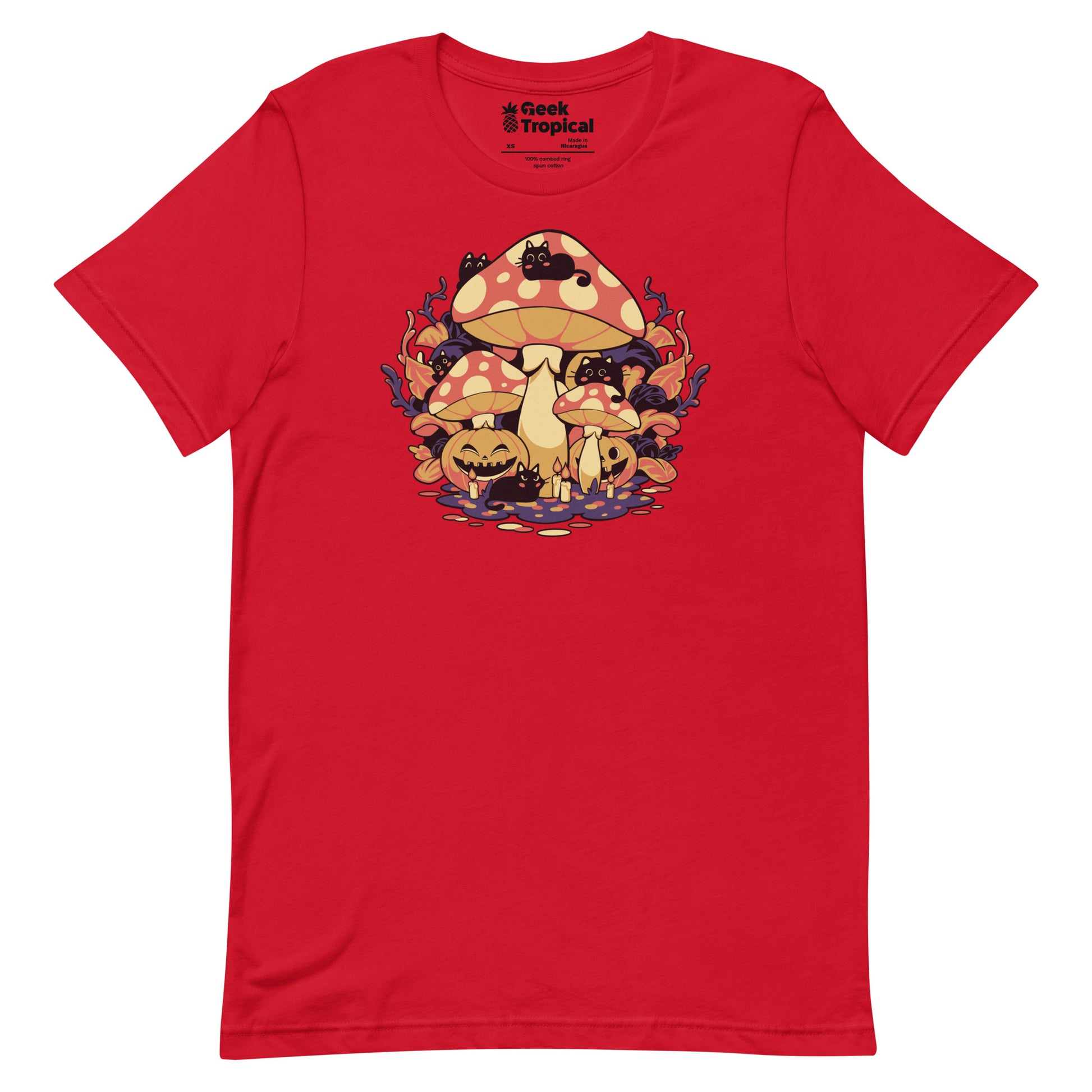 Cogumiaus Halloween Cats T-Shirt Geek Nerd Advertise to Meta Animal Patterns Design by Tobe Fonseca