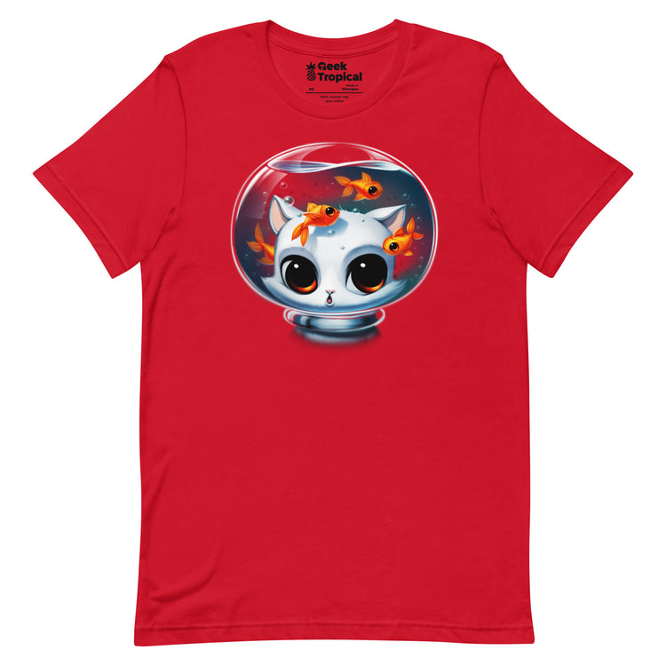 Castronaut Cat T-Shirt Geek Nerd Advertise to Meta Animal Patterns Design by Tobe Fonseca