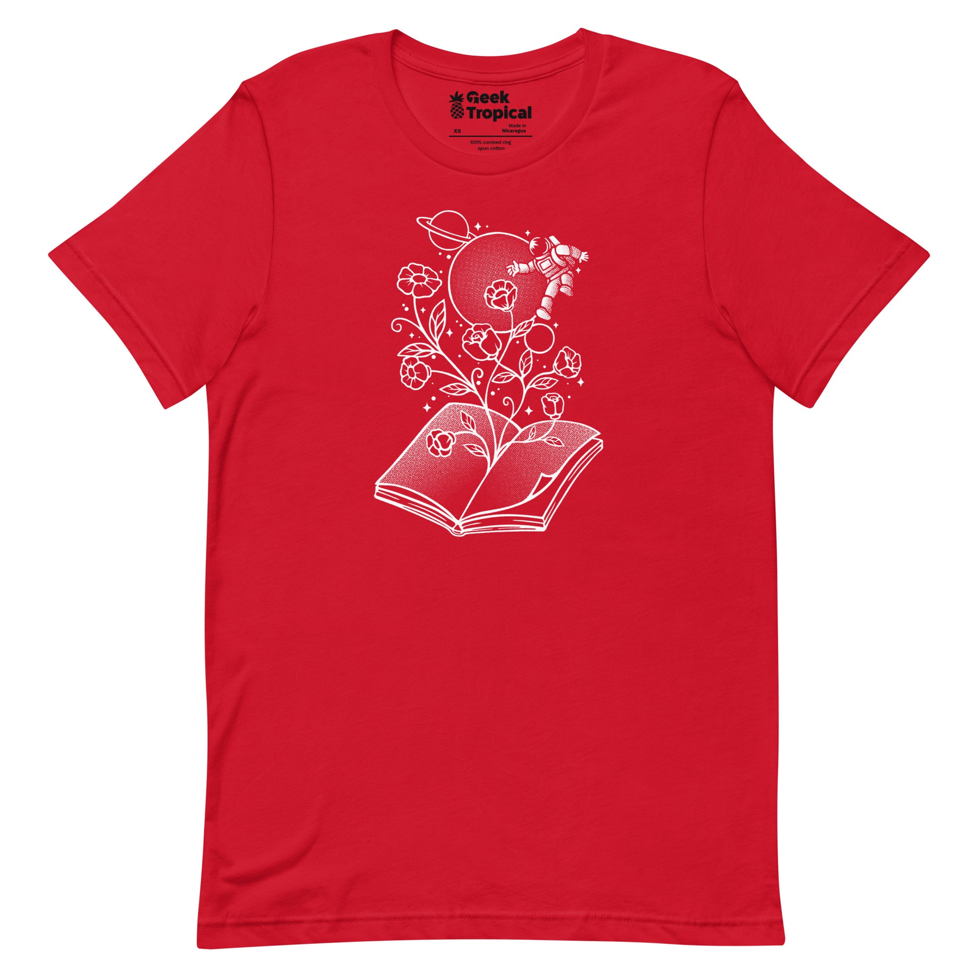Book Garden Minimalist T-Shirt Geek Nerd Advertise to Meta Book Prints Botany Print