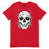 Floral Skull T-Shirt Geek Nerd Advertise to Meta Botany Print Design by Episodic Drawing