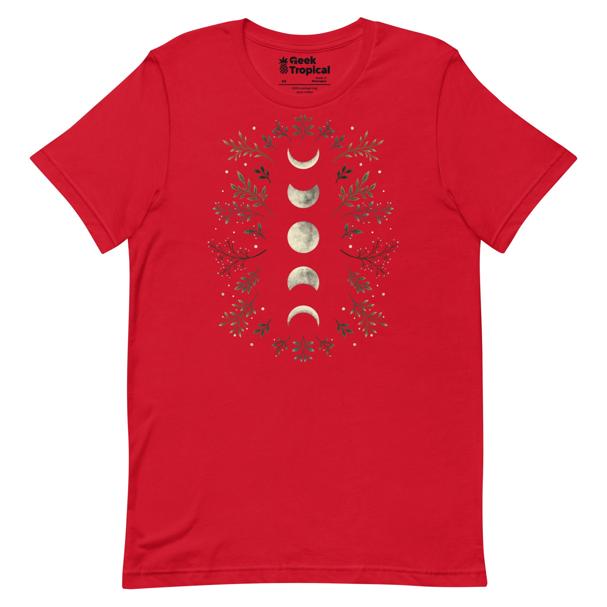 Moonlight Garden Olive T-Shirt 8