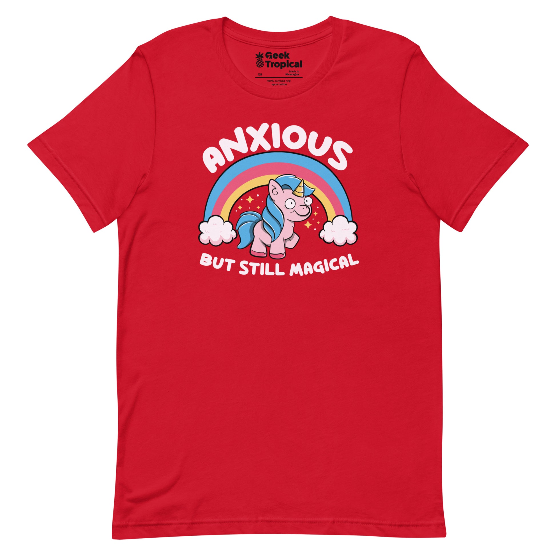 Anxious But Still Magical T-Shirt Geek Nerd Advertise to Meta Design by Tobe Fonseca Fantasy Prints