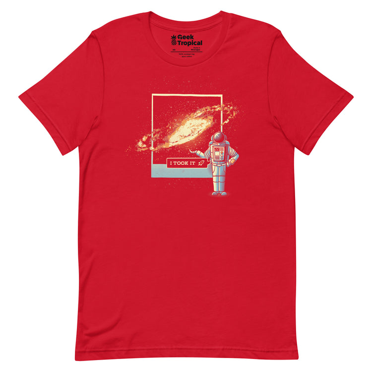 Astronaut Astro Photography of The Universe T-Shirt Geek Nerd Advertise to Meta Design by Tobe Fonseca outer space & astronaut print