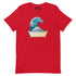 Bathtub Kanagawa Wave T-shirt Geek Nerd Advertise to Meta Design by Tobe Fonseca Funny Prints